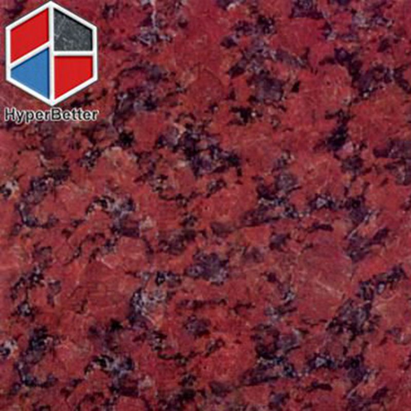 Imperial Red granite slab-1