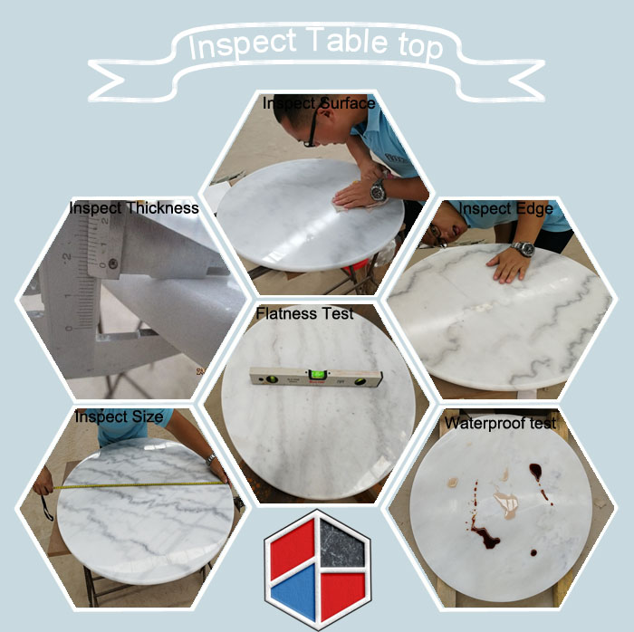 inspect table top