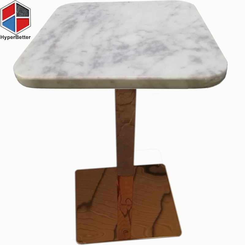 50cm carrara white square small marble coffee table