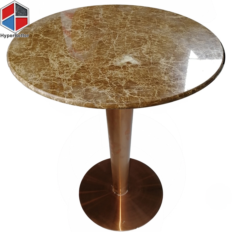 60cm emperador light marble table
