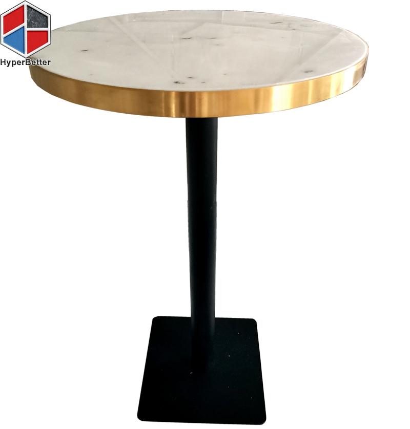 marble and iron coffee table