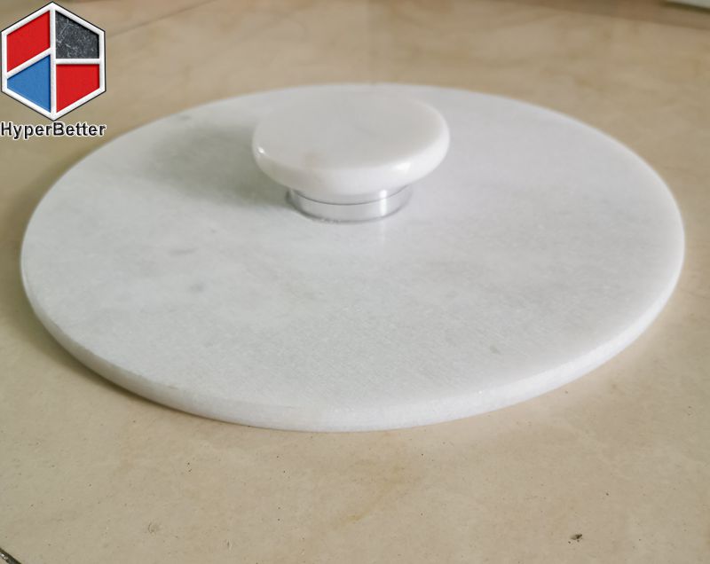 10 inch white marble lazy susan