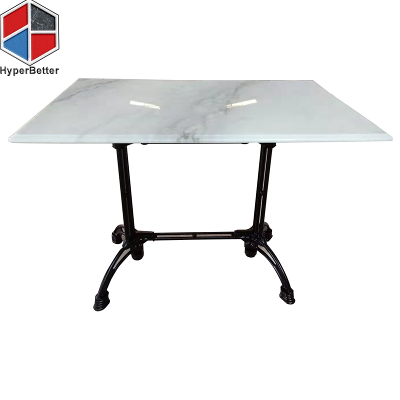 42by30inch rectangular dining restaurant table white marble top ogee edge black 42by30inch rectangular dining restaurant table white marble top ogee edge black wrought basewrought base