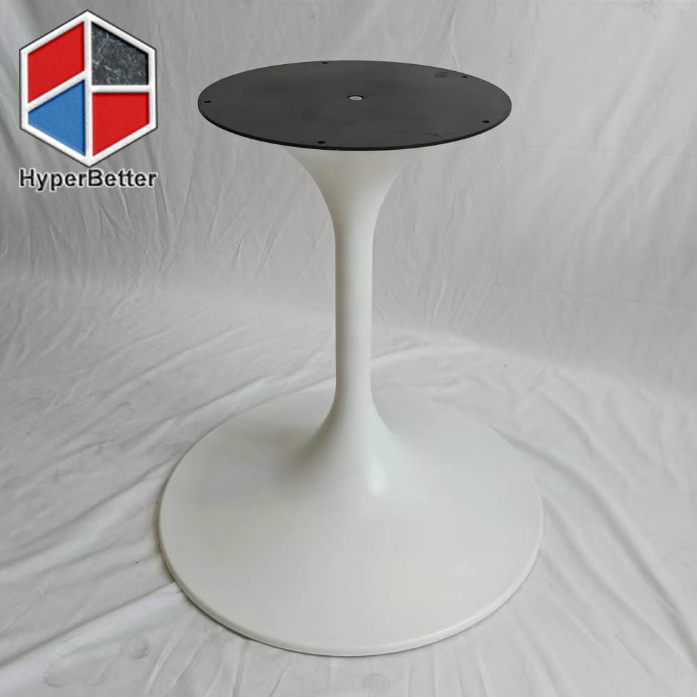 White coffee table base tulip 50cm height