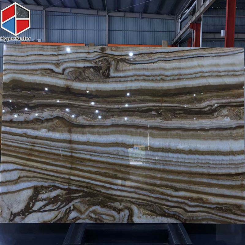 bamboo brown onyx slab