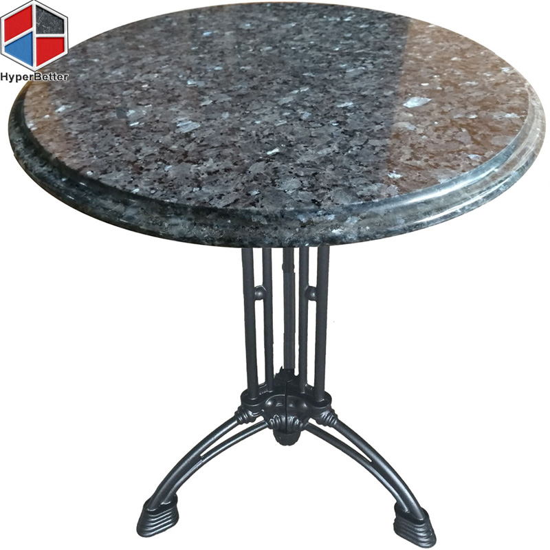 Blue Pearl Granite Dining Table, Granite Round Table Tops