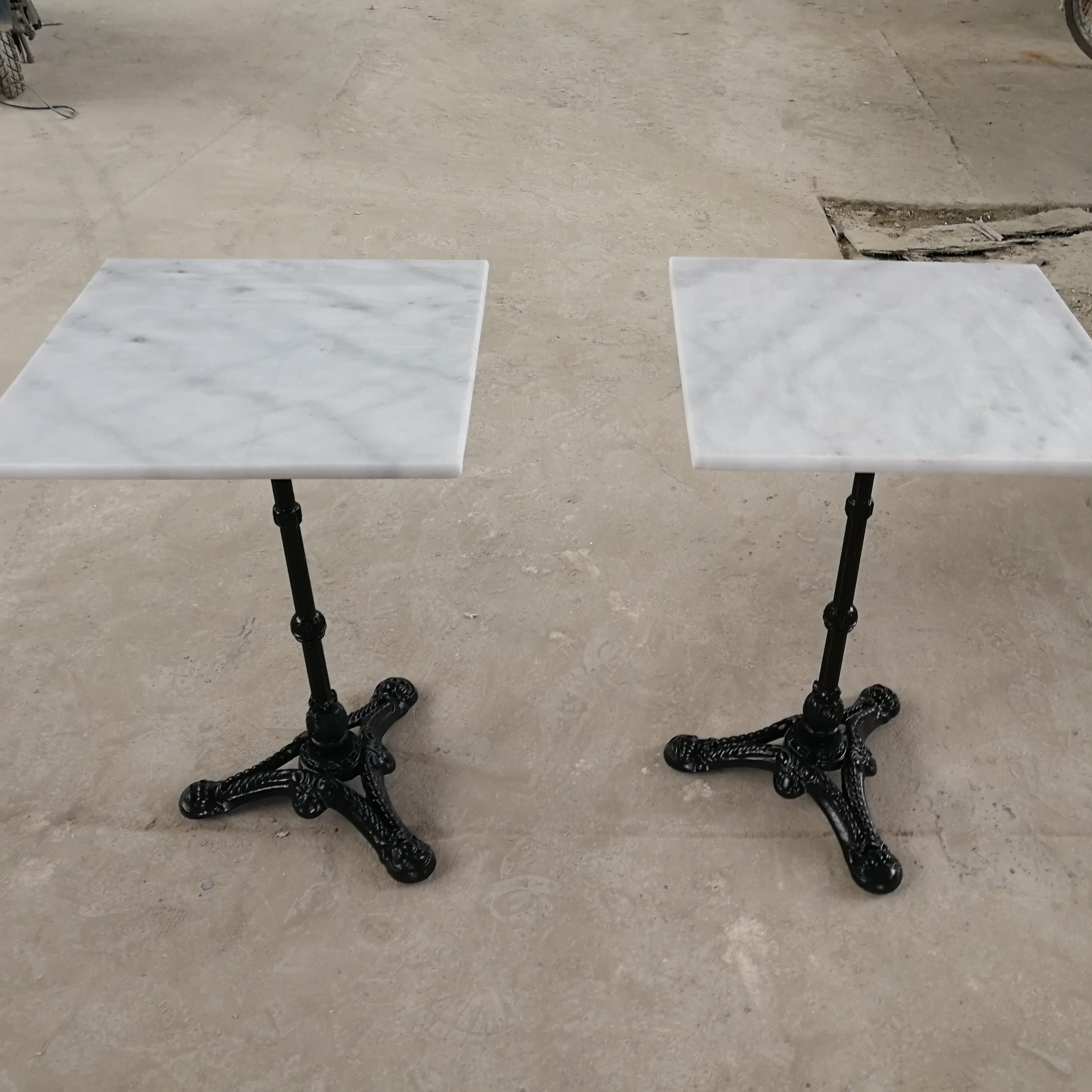 60cm24inch square white marble coffee table