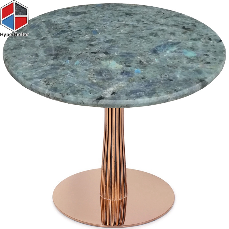 Blue Jade Granite Dining Table Top, Granite Round Table Top